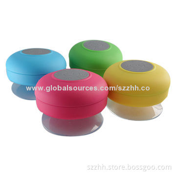 2014 Hot Selling Waterproof Bluetooth Speakers with 150mA Battery Capacity